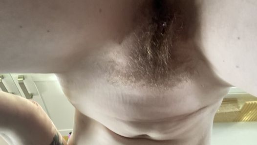 Fingering my pierced clit after blowing vape smoke in your face. But I just kept getting interrupted!