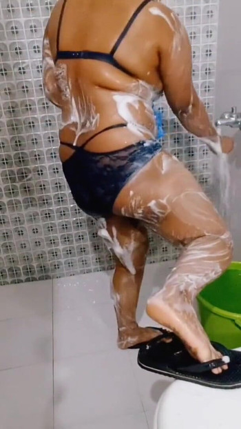 Thrilling moment from "Sexy Neha Bhabi ki Shower in Bathroom Full Video"