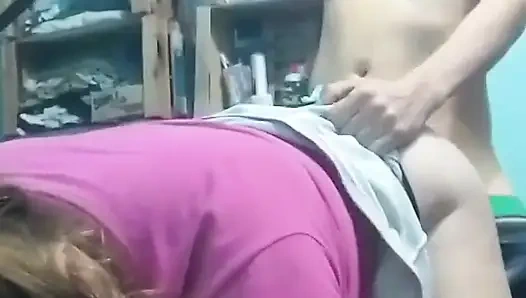 I Suck His Ass, I Fuck Him Doggy Style While I Record with a Cell Phone