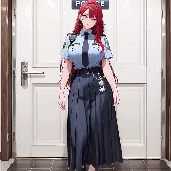Office Uniform Too Tight, Elevator Door Squeezes Her Waist!