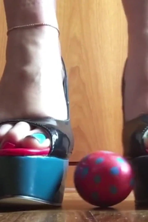 Sexy High Heels Crushing Egg
