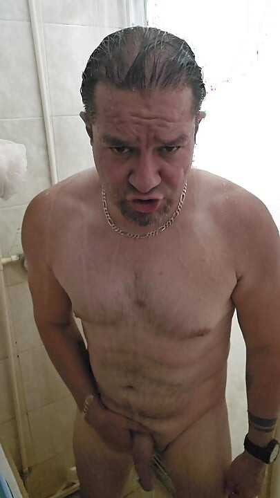 Taking a bath and playing with my penis