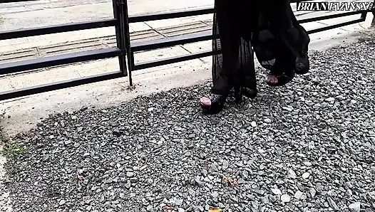 Colombian red hairhead Andrea Castro has another date with Brian Evansx - coffee and lots of sex