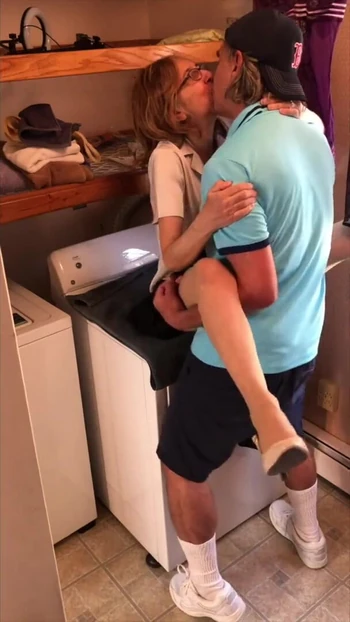 Thrilling moment from "Mature MILF Fucks Neighbor Boy"