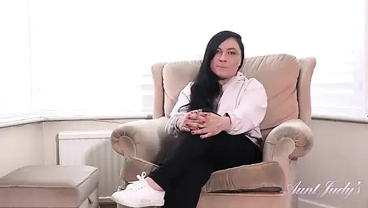 Auntjudys - tombul kıllı amatör orta yaşlı seksi kadın christina - yaramaz röportaj