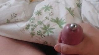 Cumming throu cock plug