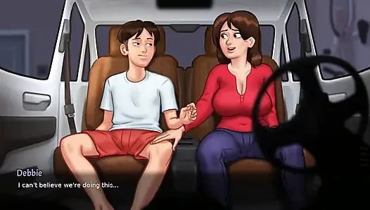 Hanya ada satu penis di rumah sehingga ibu tiri dan saudara tiri bergiliran menggunakannya setiap hari - kisah musim panas