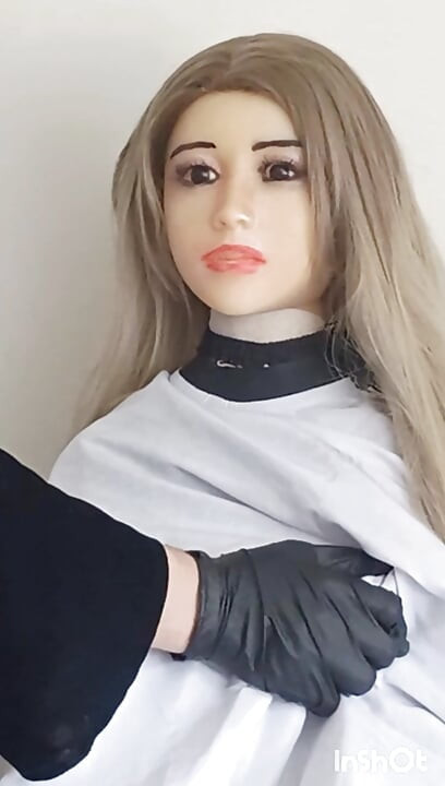 Patung seks Asia model pakaian rambut nilon murah topi