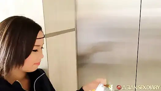 Asiansexdiary Petite Asian Pinay Tries Big Foreign Cock
