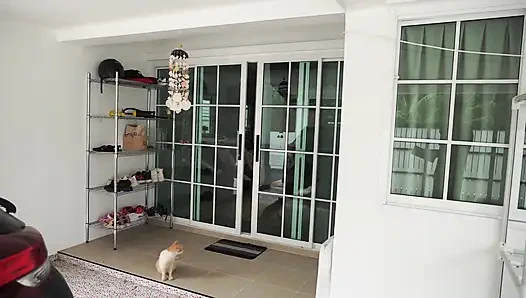 VR Fantasy to Reality Neighbors Visit Ends with Hard Fuck