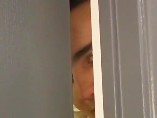 Curious Guy Watches After His Neighbour Courtney Simpson Making Sex with Her Friend