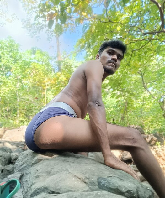 Indian hot Desiboy Jordiweek advantures jungle in hot brief underwear part 1