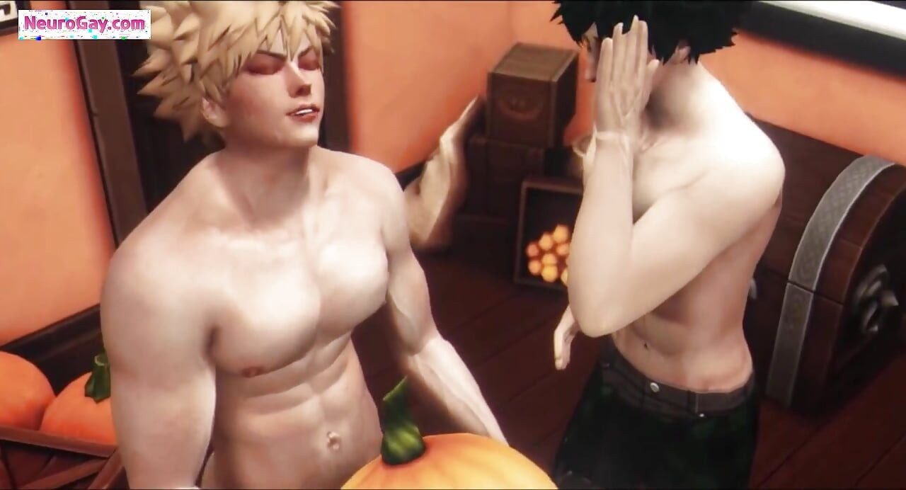 Pumpkin pie halloween boy sex anime party