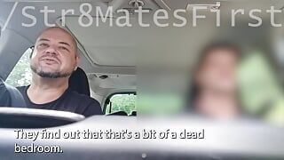 Aussie Taxi Rideshare Driver blows Str8 DILF Lifeguard