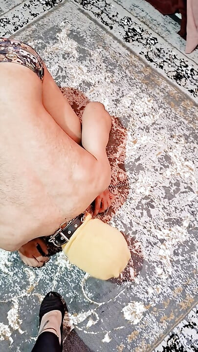 Part 7 Pathetic Slave Foot Kissing & Shoe Licking Humiliation Training