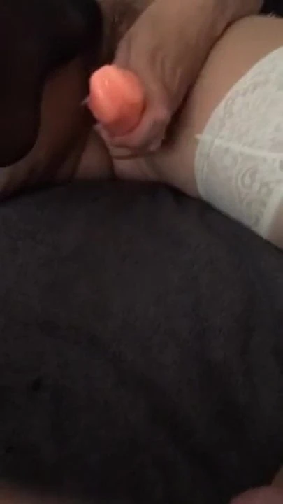 Feet Fucking With Stockings on & Dildo