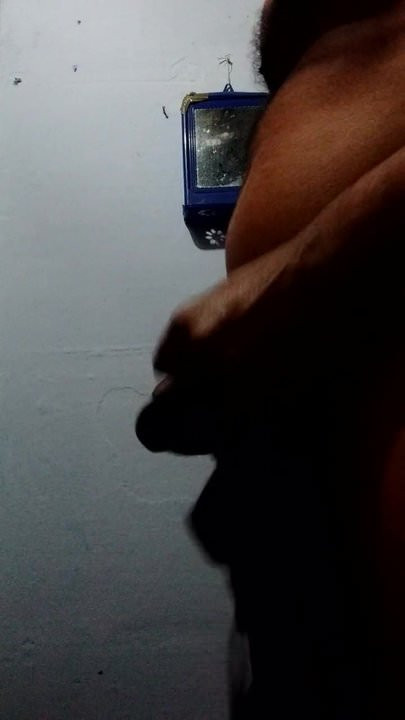 Masturbation with a black bra