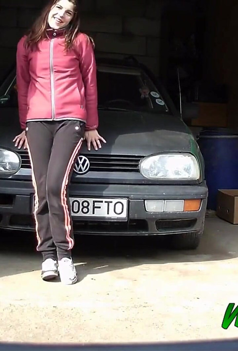 Maya takes revenge on her boyfriend and pees on his car