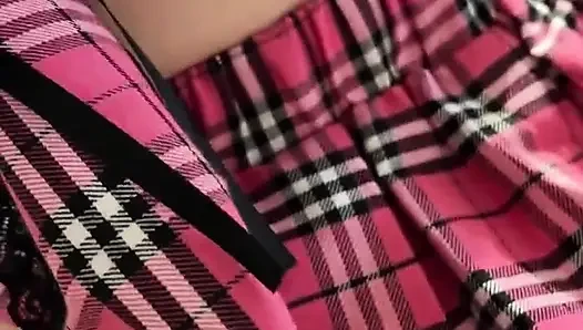 Pembe ponpon kız bakış açısı