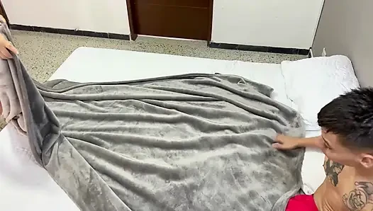 My little stepsister lets me cum in her ass as a birthday present.