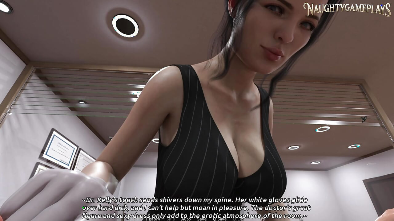 Futa Healthcare 01 By FatsoCat - Sexy Futanari MILF Loves Man's Huge Cock - 3D Futa Trans Porn Game