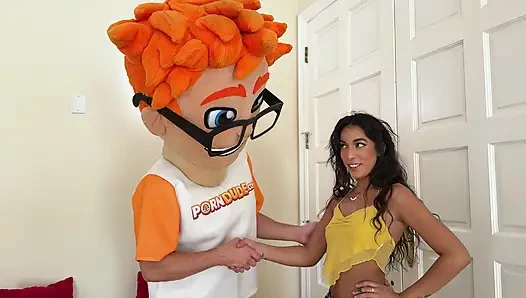 Ich habe beobachtet, wie kleine titten claire black nackt auf meinem schwanz in pornDudeCasting hüpfen