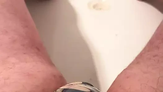 Wetting my one piece swimsuit