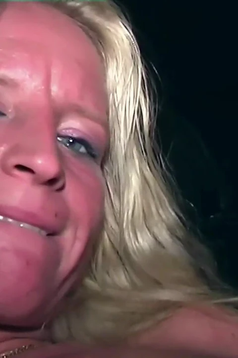 Blonde MILF Nicki as a Whore in a German Adult Movie Theater