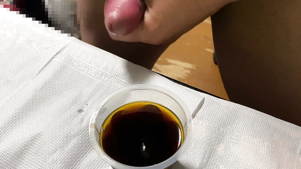 Eat coffee jelly with two servings of homemade milk