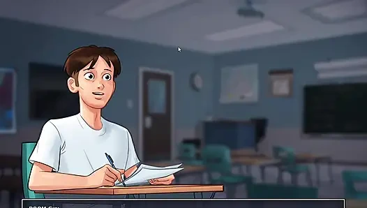 I kiss my Petite French Teacher in class in Summertime sagaI kiss my Petite French Teacher in class in Summertime sagaI kiss my