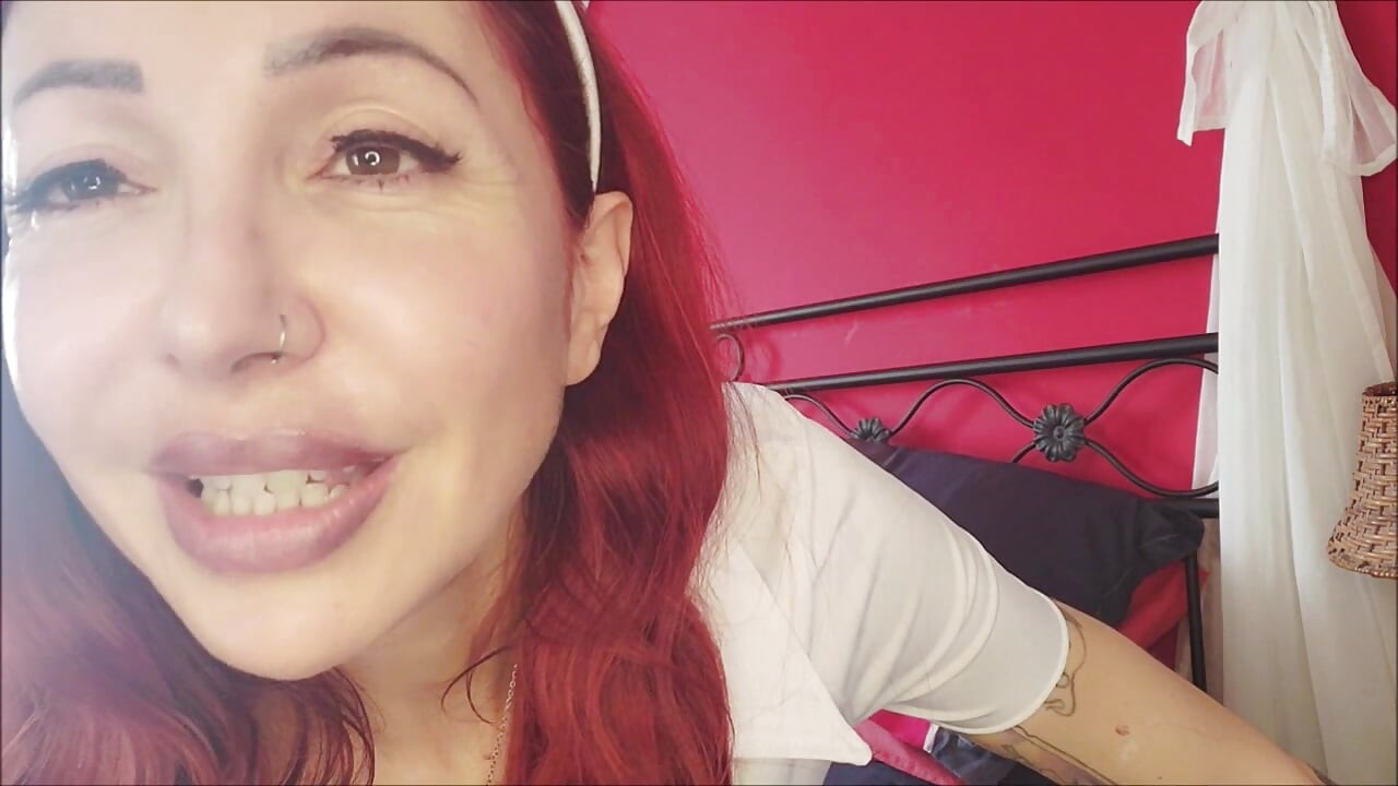 Beautiful abusive and blasphemous nurse