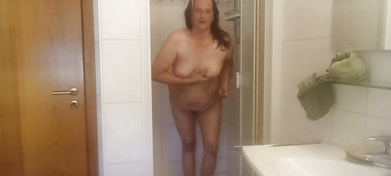 The scent of last night mature MILF in the shower 52 and uncensored
