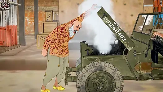 Desi bhabhi India disetubuhi keras oleh pria tua kaya di haveli