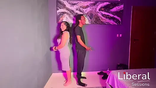 Milf with permission gets fucked by her first BBC