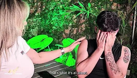 I bring my stepson's friend home so he can fuck my pussy with his big cock - Monique Fuentes & Big Jackson