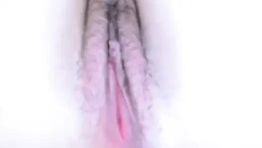 Hairy virgin pussy closeup orgasm