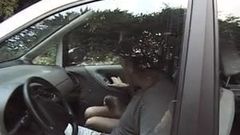 hitch hiker girl pays with rimmjob and blowjob
