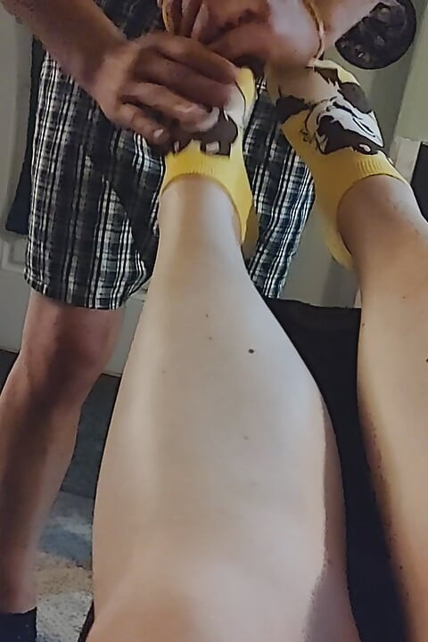 #2 Disney Sockjob Sock Footjob - Chip Sock Job - Cartoon Sock Handjob Cum