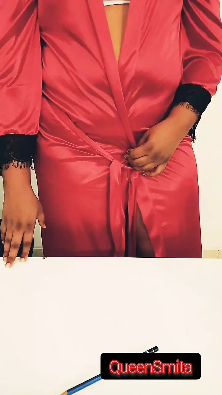 Big Ass Smita making cum shoot on her big brown nipples