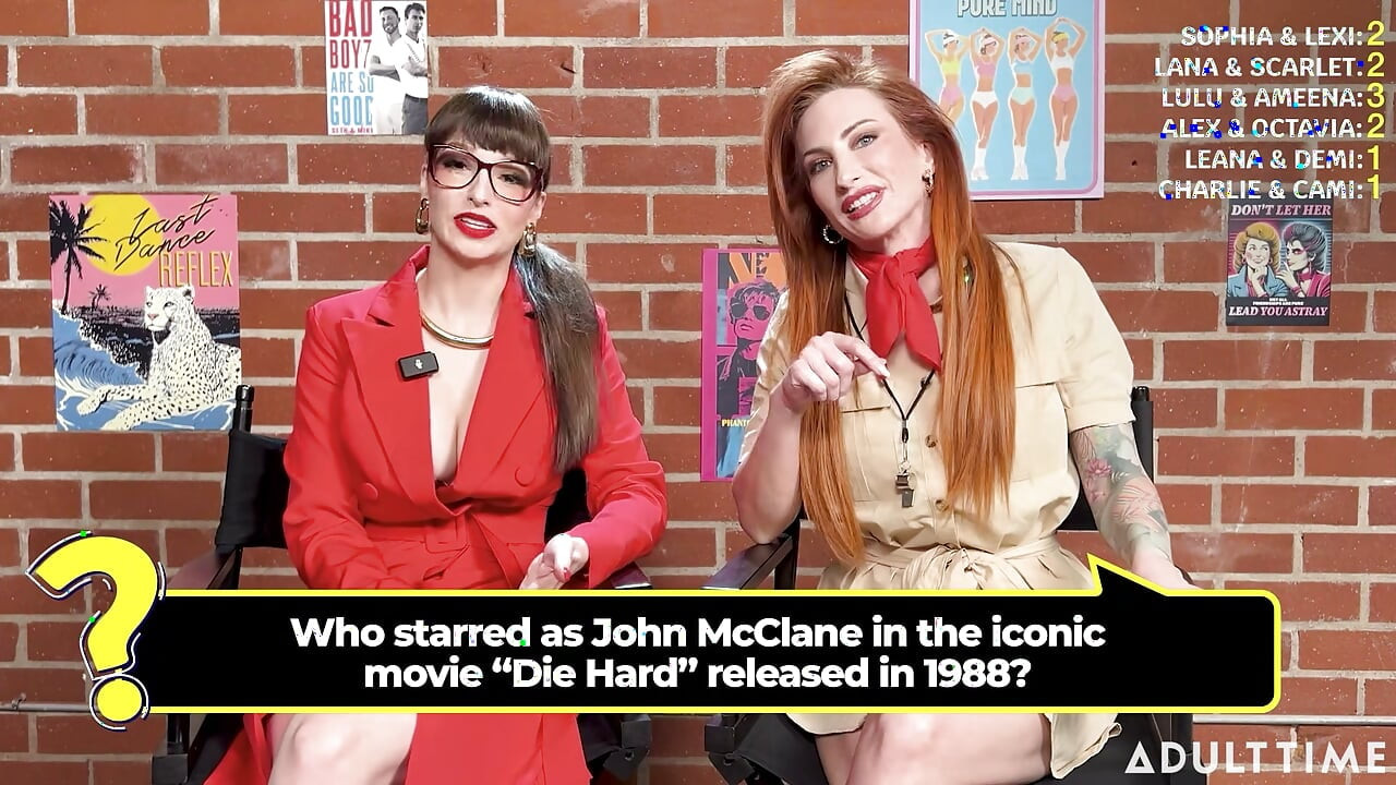 80's Trivia with the Cast of 'escape From Camp Conversion: a Girlcore Trilogy' | Adult Time