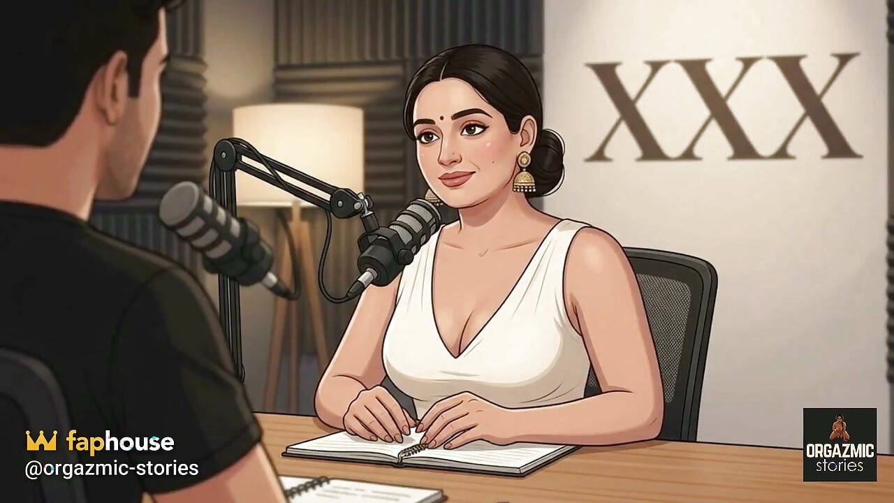 Mrs. Sudha Sexy Middle Aged Indian Women Got Fucked by Young Guy in Podcast