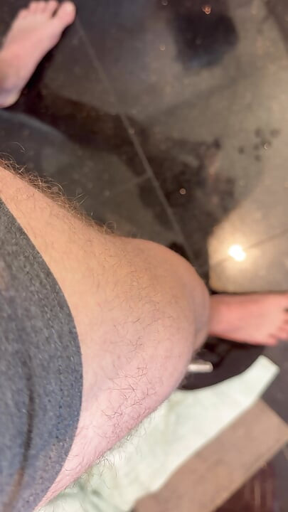 Precum BWC champion dripping early in the morning