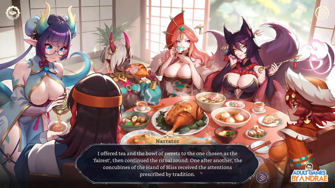 第9集：与被选中的5人茶道 - 皇室后宫的皇室聚会 - 后宫幻想