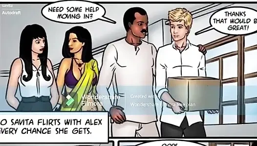 Savita bhabhi aur annie ki gaand faad chudai.