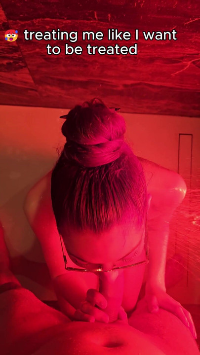 Sweet Good Girl By Day, Passionate Sucking By Night - Redhead POV