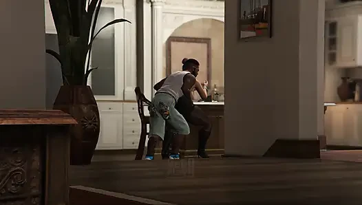 GTA v amanda franklin di dalam rumah michael (bagian 2)