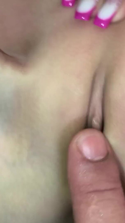 I finger off my tight pink pussy of stepsister | Clip 2