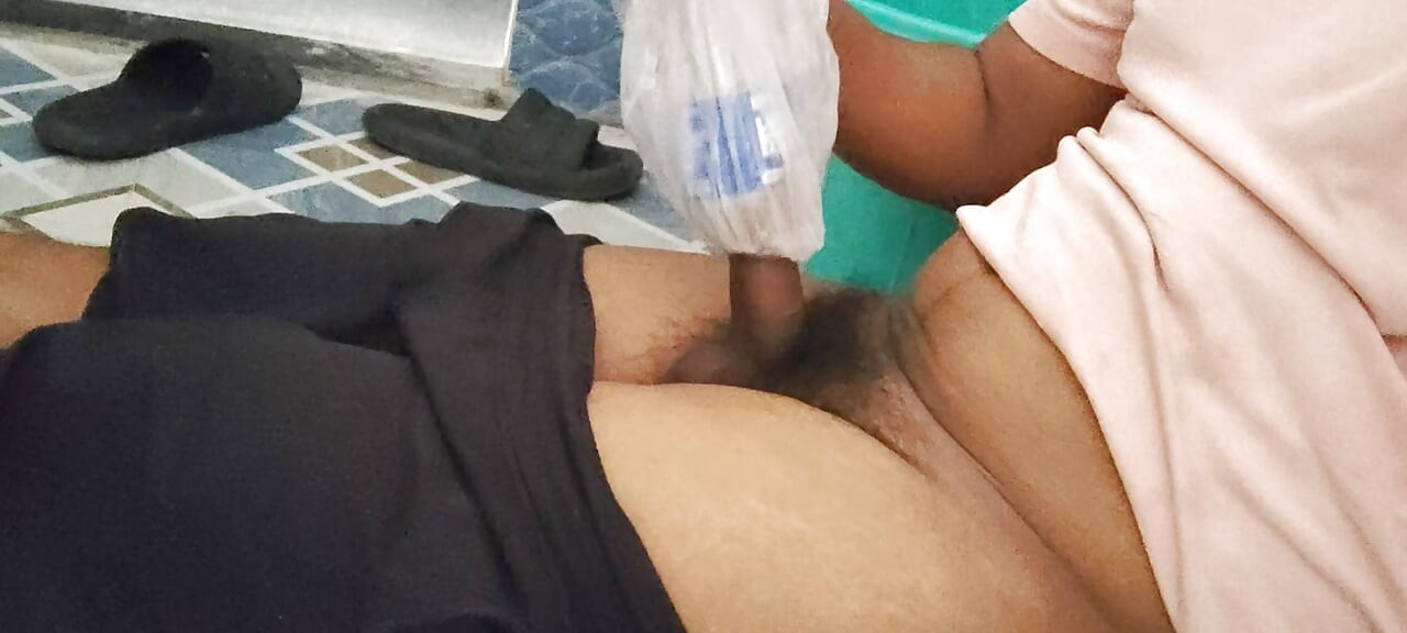 Stepdad Plays with Boys Ass and Fucks gay handjob bathroom