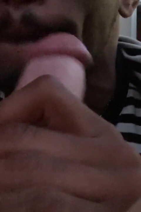 Sucking off my friend from Ochem
