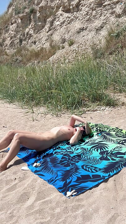 I love being naked on the beach.